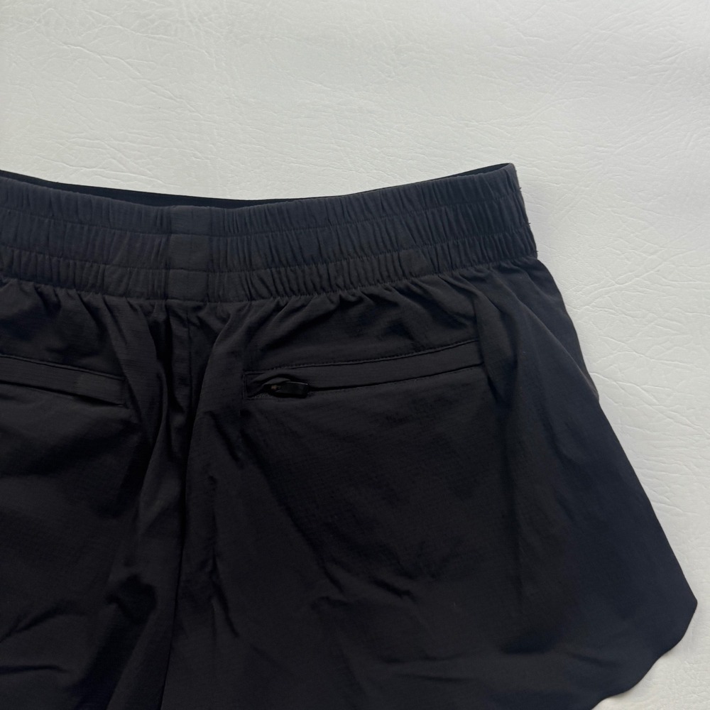Athleta Trekkie Shorts Black Ripstop Hiking Travel Zip Pockets 291730 Size 4 - Picture 16 of 16